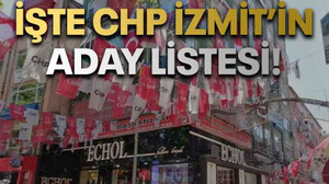 İşte CHP İzmit’in aday listesi!